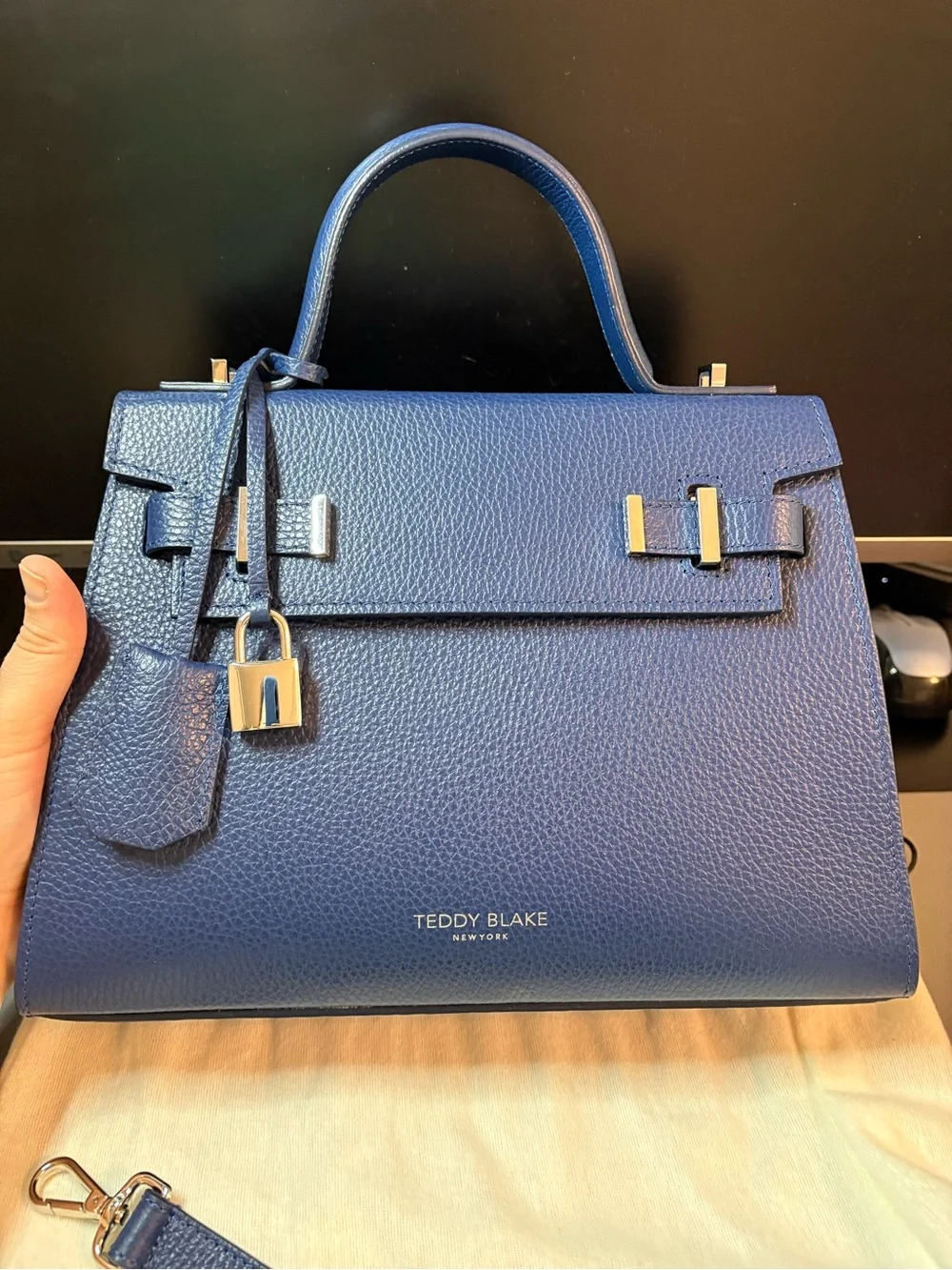 Teddy Blake Ava 11” in Blue Jeans with Silver Hardware - Picture 2 of 12